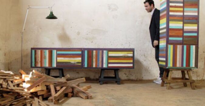 Neorustica furniture inspired by shanty towns scrap wood