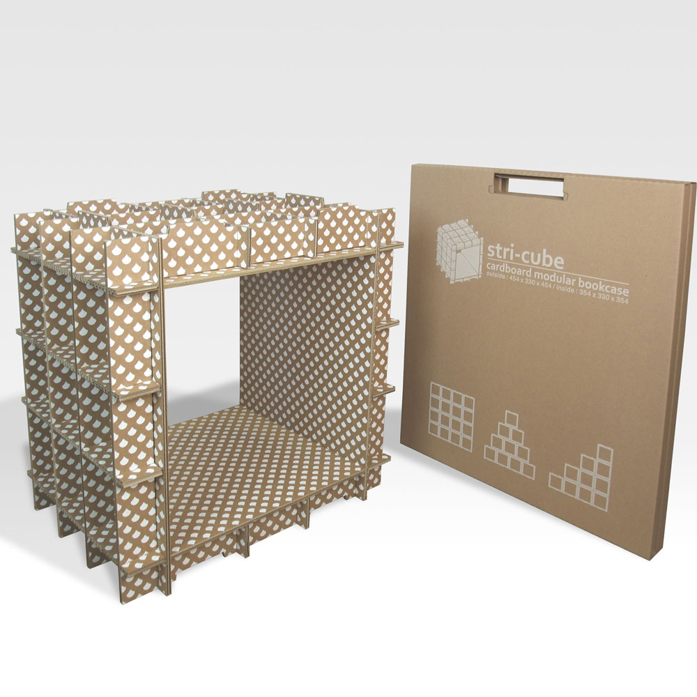 Stri-Cube modular bookcase