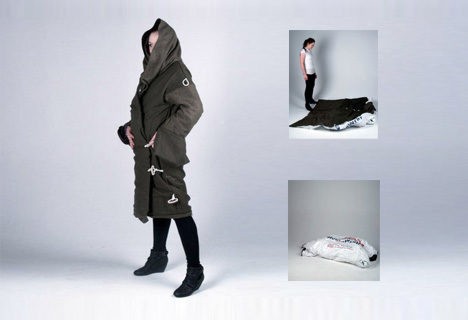 mobile fashion sleeping coat | Dornob
