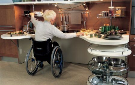 Snaidero Skyline Accessible Kitchen wheelchair users