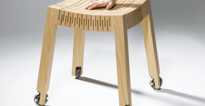 Spring Wood stool