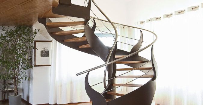bonansea sculptural spiral stairs