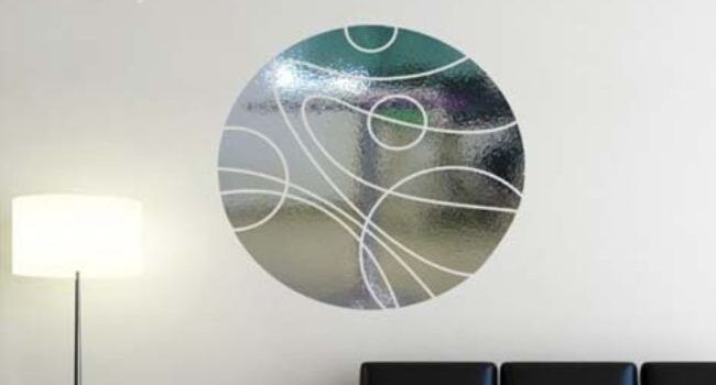 wall removable mirrored decals