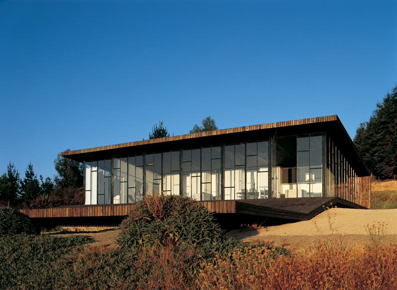 Deck House glass facade