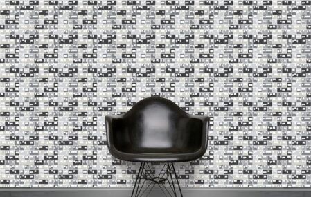 Fill in the Blank Wallpaper contemporary