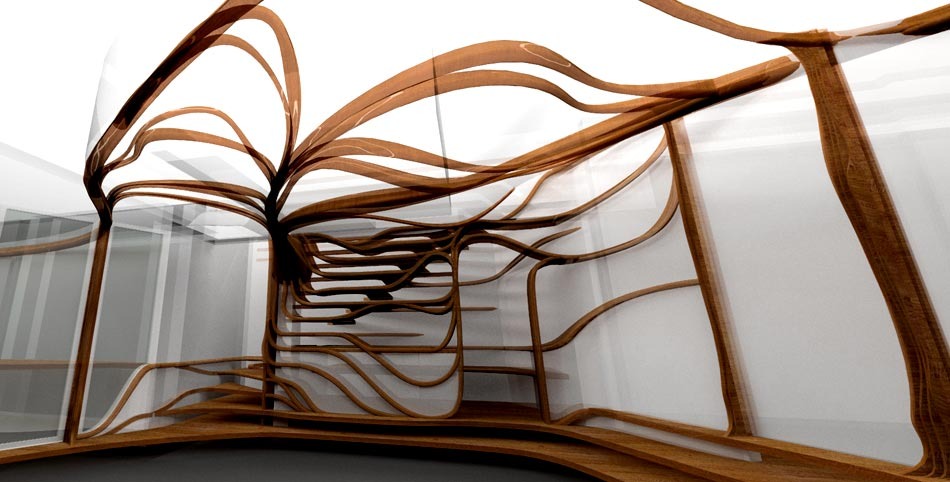 Rootscape stairs