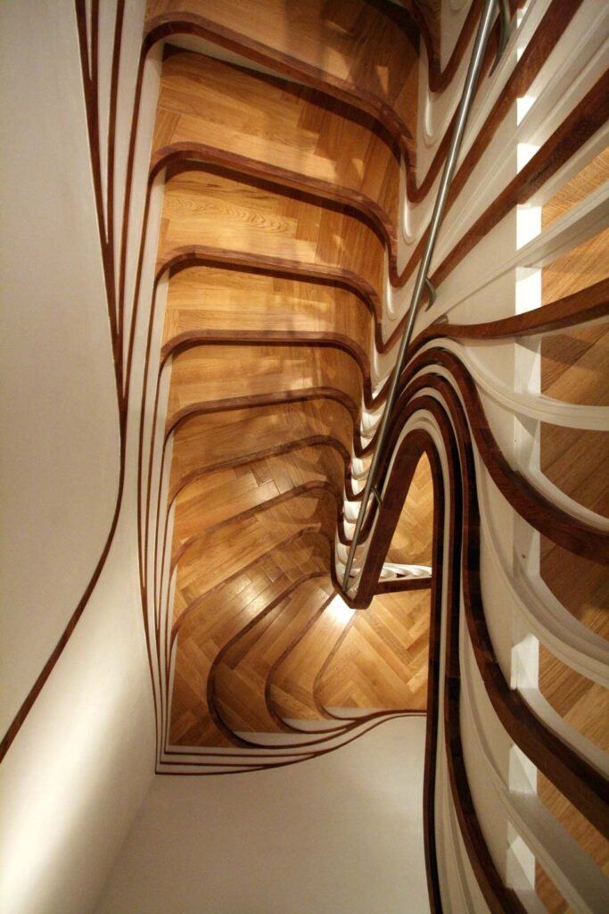Sensualscaping stairs from above