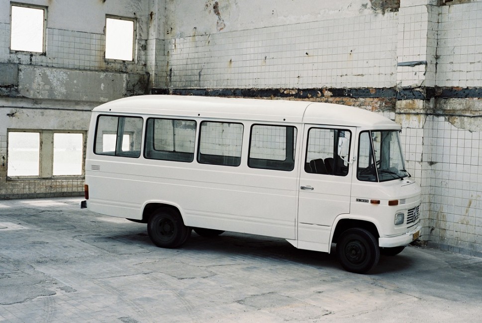 Converted bus transforms into a spacious room