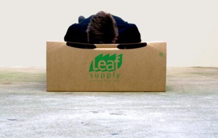 Leaf Bed laying on top