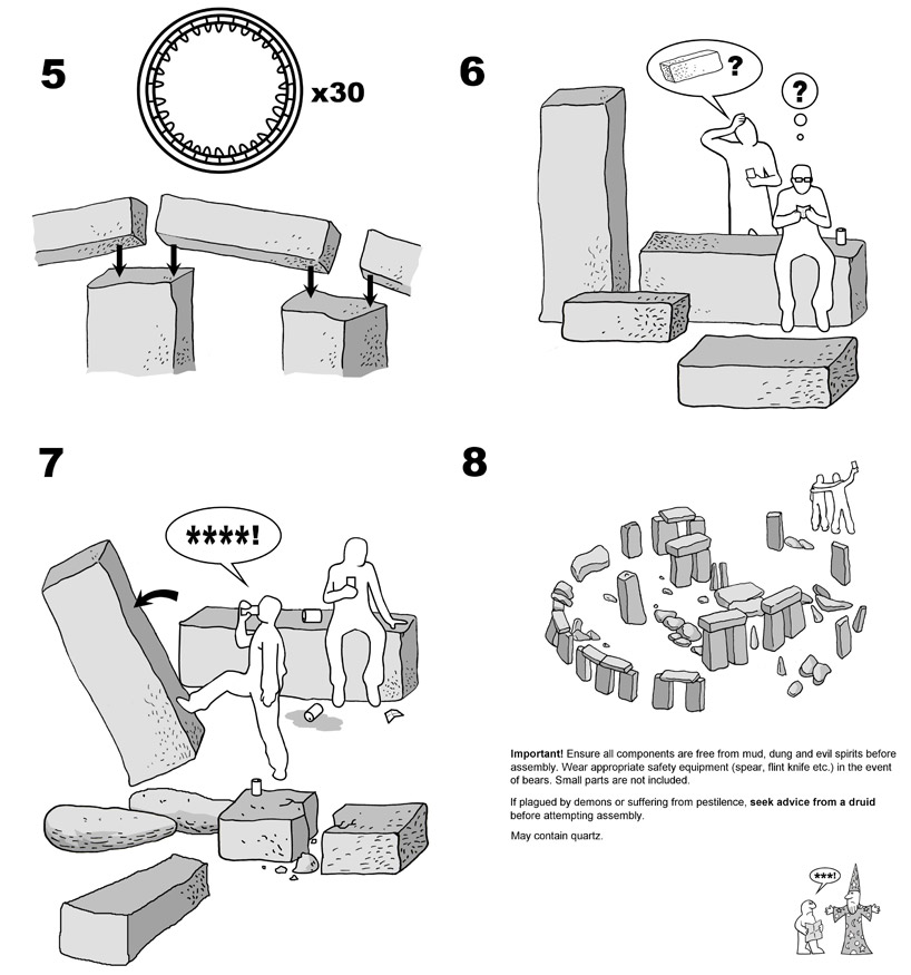 Put together your own stonehenge DIY