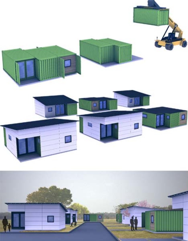 Modular shipping container home units
