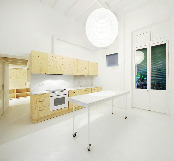 plywood modern kitchen