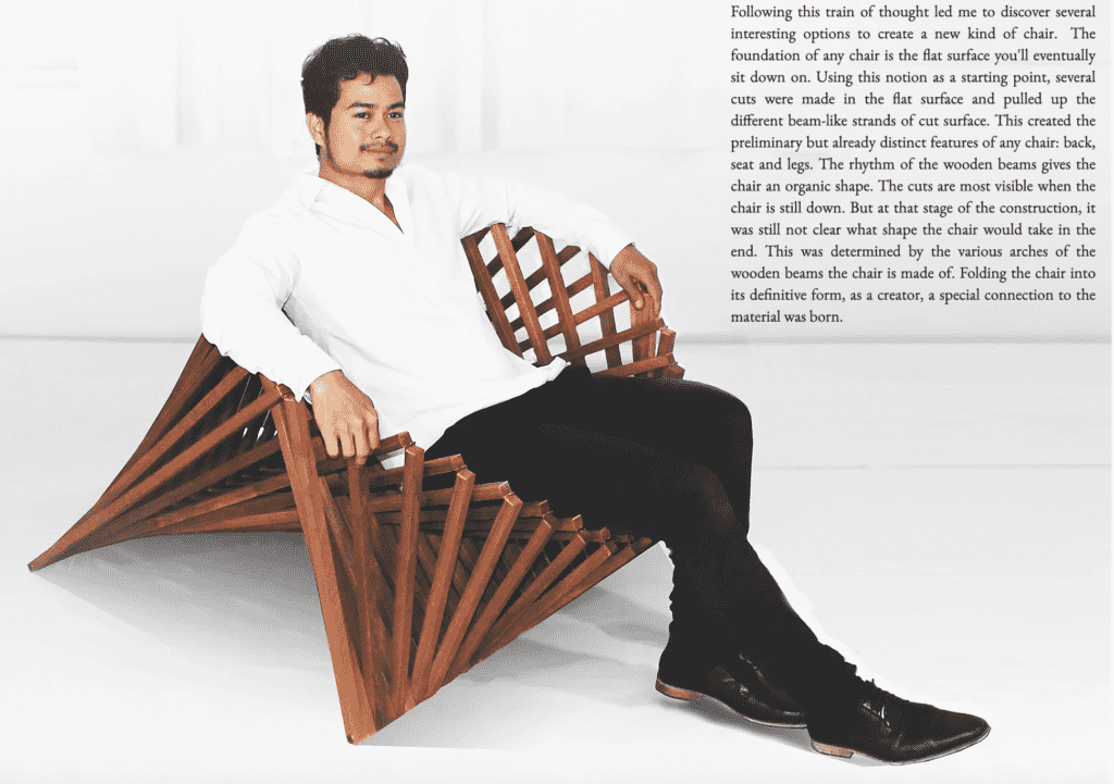 Designer in Rising Chair