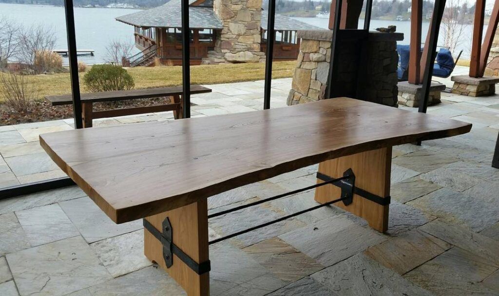 UTD upcycled furniture farmhouse table