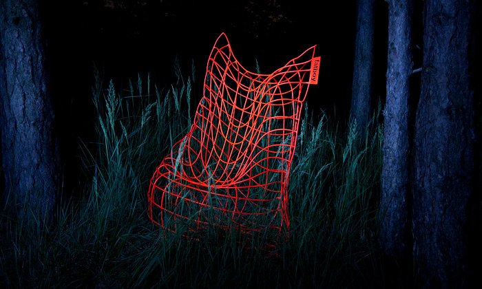 wire chairs icon series night
