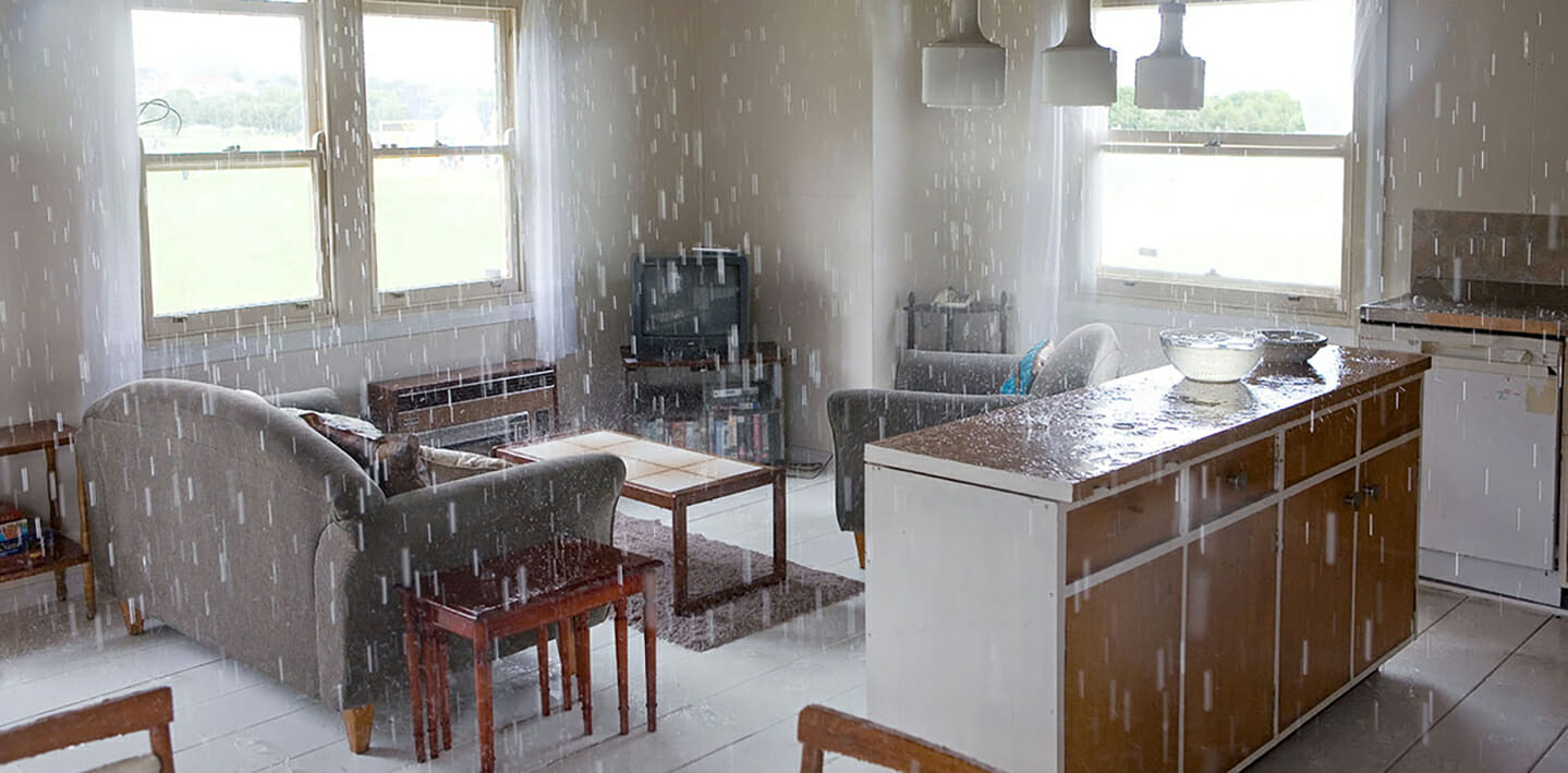 raining indoors installation