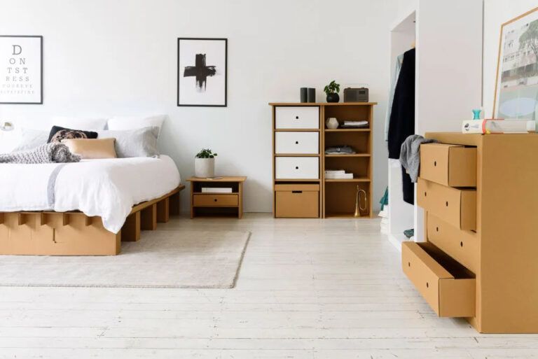 Cardboard Furniture Set Makes it Crazy Easy to Move | Designs & Ideas ...