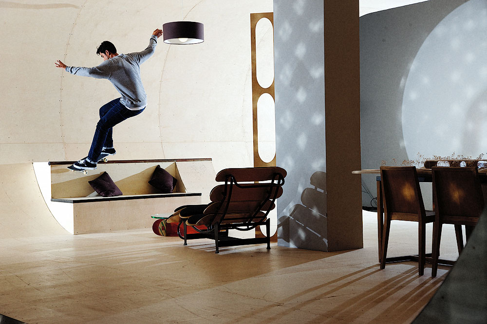 PAS Skate House skateable furniture