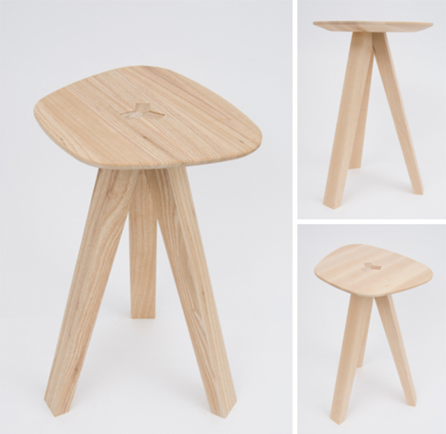 Surprisingly sturdy stool design