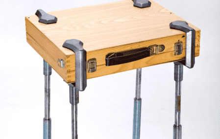 C Clamp table briefcase