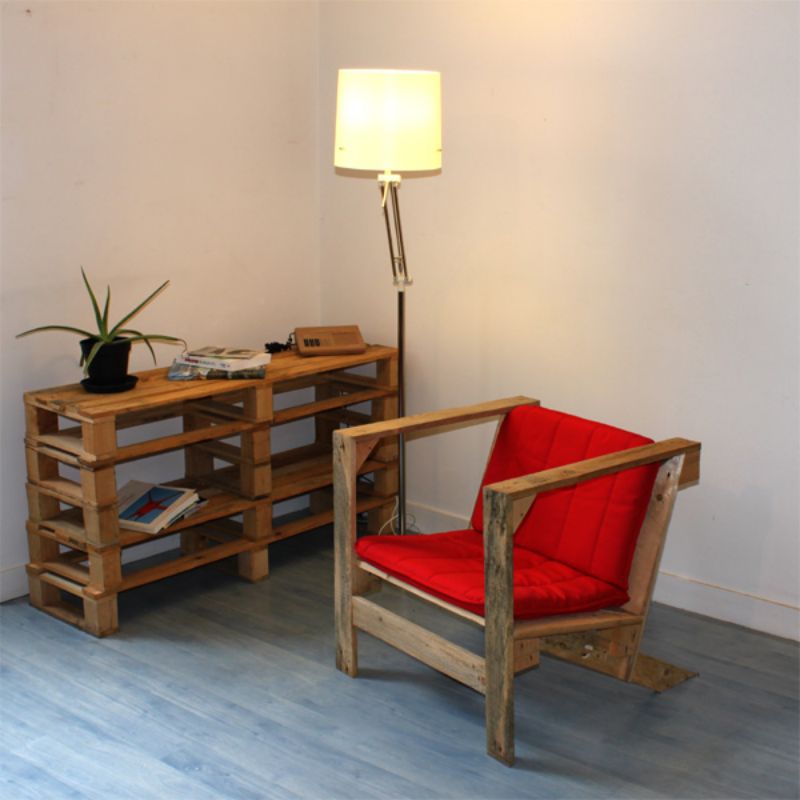 Pierre Vedel wood pallet chair recycled