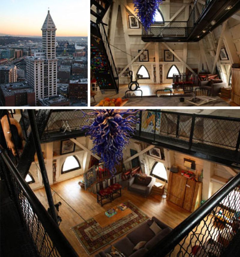 Seattle skyscraper penthouse smith tower loft