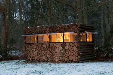 Disguised Log Cabin Prefab Modular House