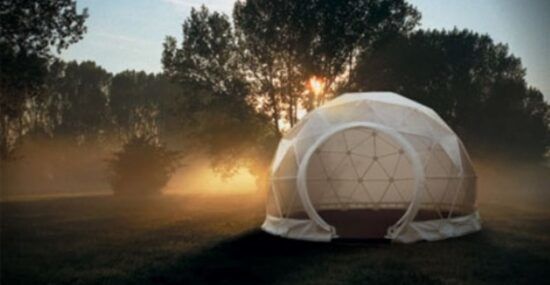 Zendome lightweight geodesic dome