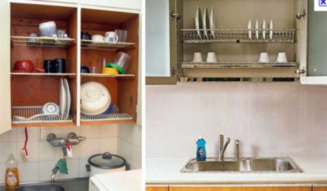 Dish cabinet sideboard design