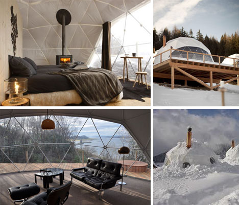 Lightweight Living Global 4 Season Geodesic Dome Homes
