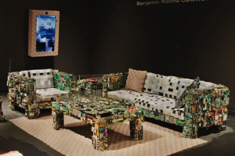BRC found object recycled electronics furniture