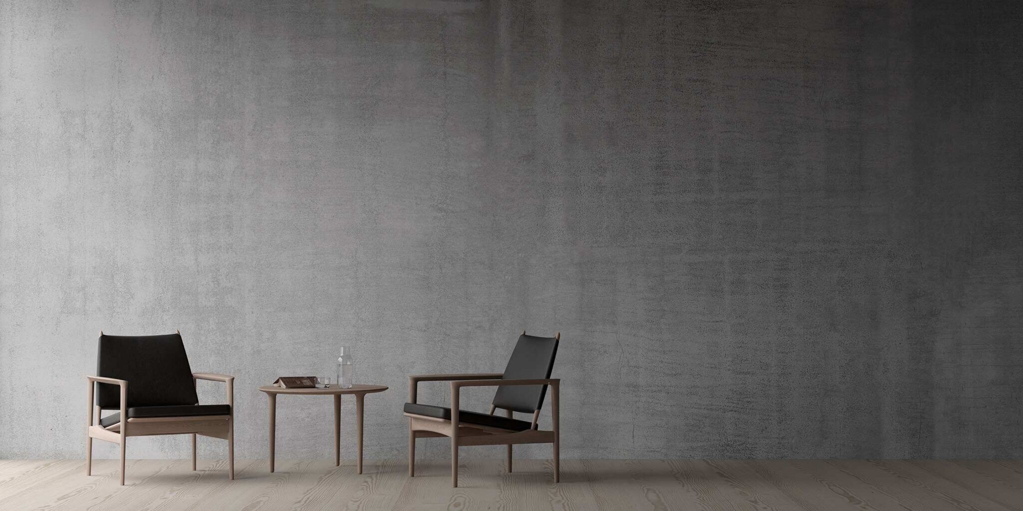 Industrial Chic Faux Concrete Wallpaper | Designs & Ideas on Dornob