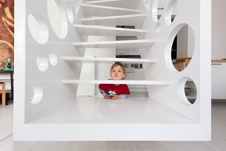 Emmental floating staircase playful