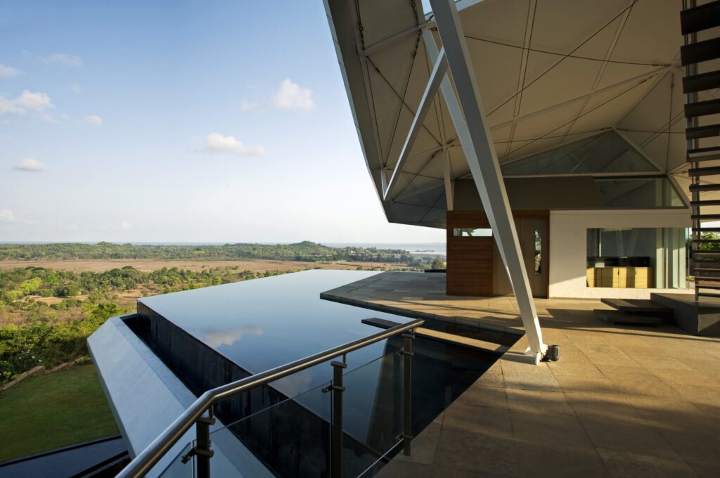 Rooftop Pools Cuboid House at Alibag infinity