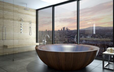 Wooden Bathtubs by ALEGNA Redondo