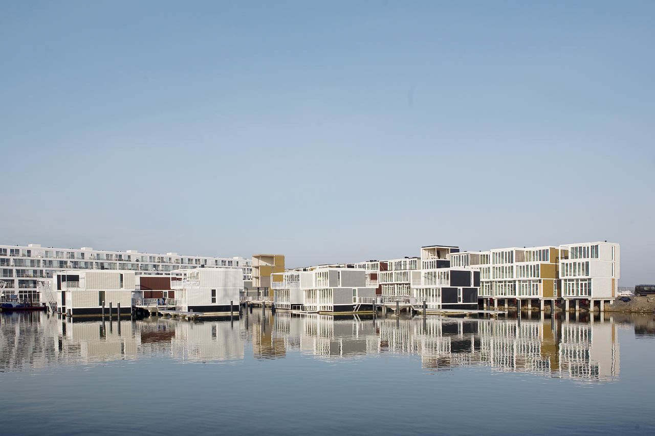 Floating homes from afar