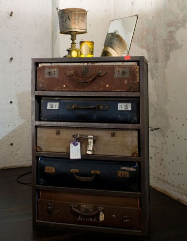 Suitcase dresser drawer series by James Plumb