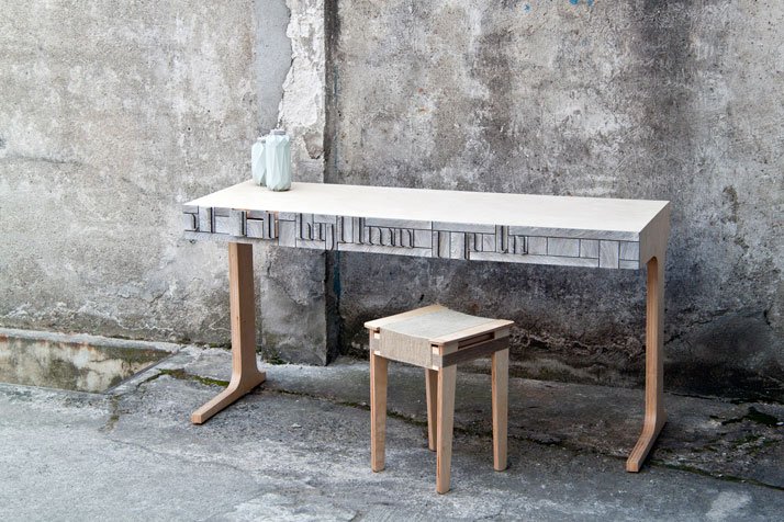 Newspaper Wood furniture