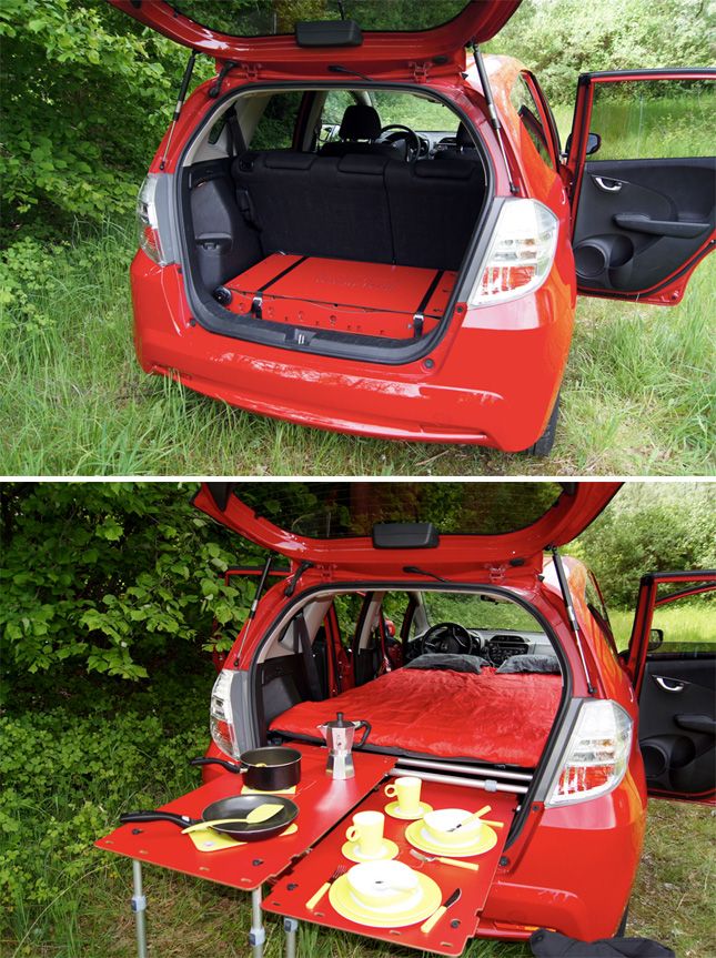 Swiss Room Box car camping kit