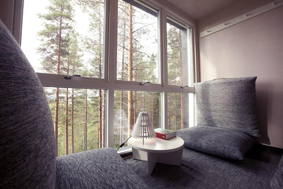 The Cabin Treehotel Sweden modern treehouse
