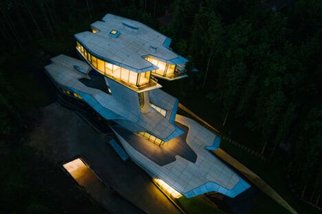 Zaha Hadid Capital Hill Residence Moscow from above