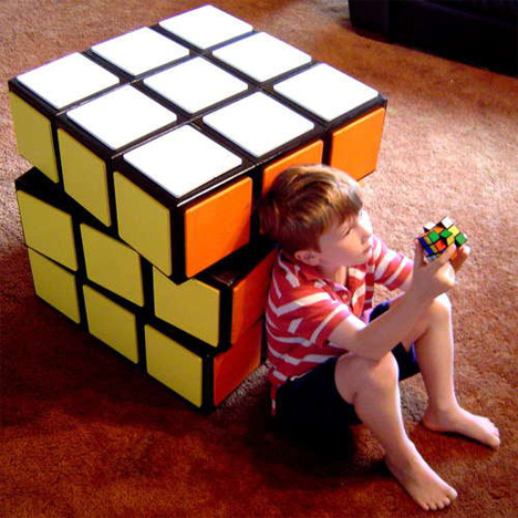 Build a Giant Rubik's Cube Dresser | Designs & Ideas on Dornob