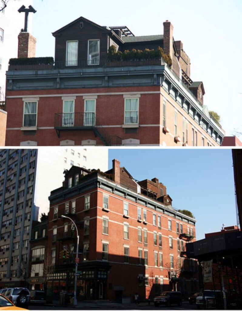 new york city rooftop homes brick