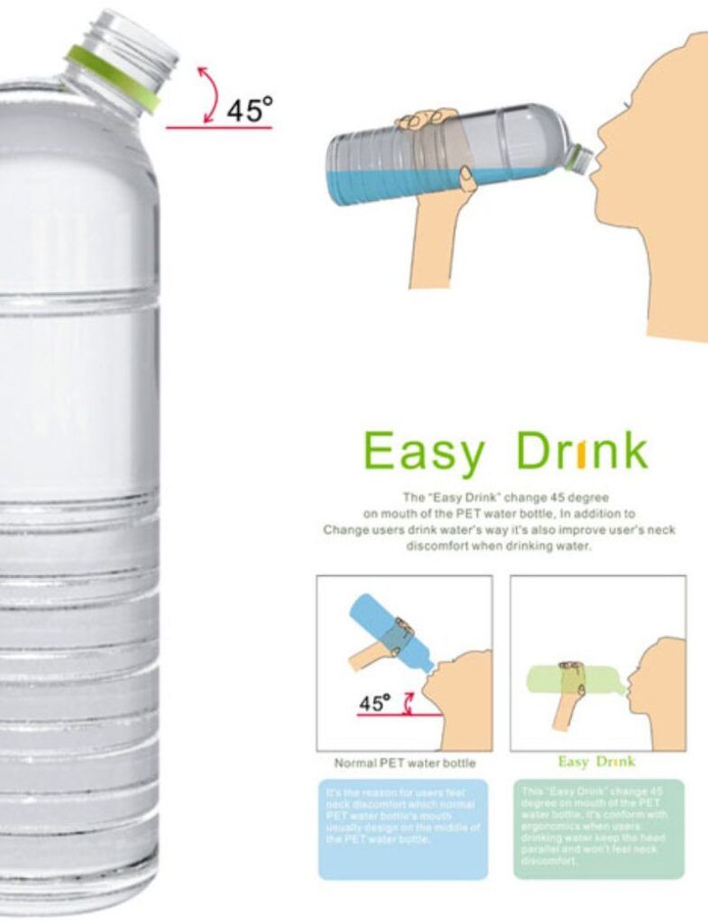 plastic bottle easy drink