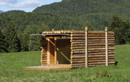 yeta hut in landscape