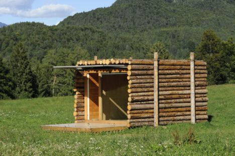 yeta hut in landscape