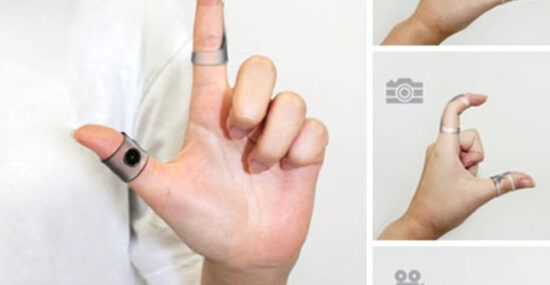 Motion Sensor Finger Camera