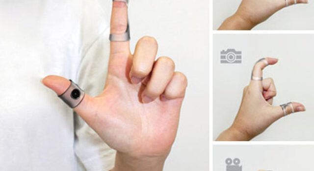 Motion Sensor Finger Camera