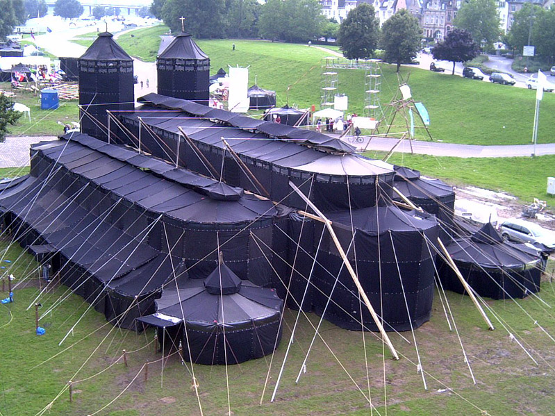 black castle tent