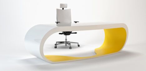 Babini Goggle Desk yellow interior